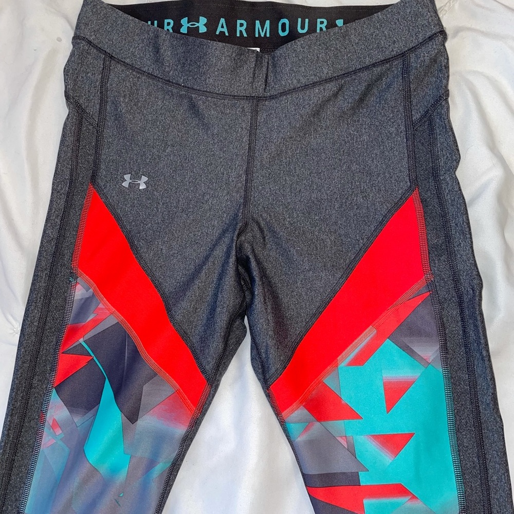 Bright Under Armour Compression Workout Leggings